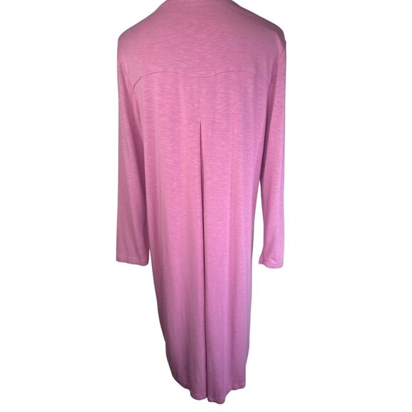 Southern Tide Large Long Sleeve Pink Dress Rayon Spandex - Picture 2 of 15